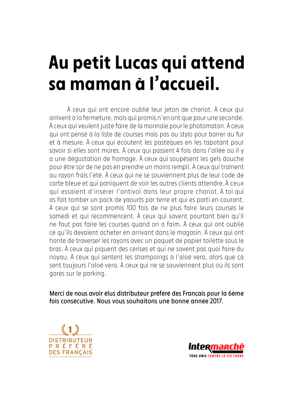 Romance pour Intermarché