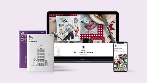 Havas Paris pour le Groupe BPCE - "20 rue de l’Avenir" - Rapport d’activité et de développement durable 2017