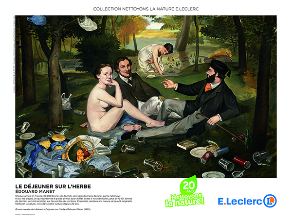 Agence Babel pour E. Leclerc - "20 ans de l’opération Nettoyons la nature"