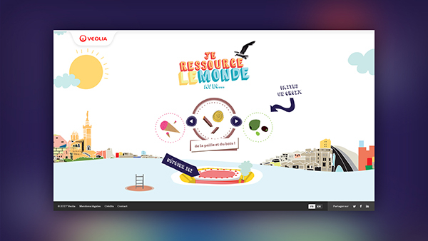 Havas Paris pour Veolia - "La Machine à ressourcer le monde"