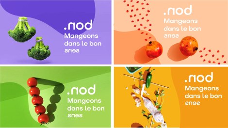 CBA Design pour Biofuture – « .nod, mangeons dans le bon sens »