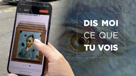 Les darons. pour Association Valentin Haüy – « “Dis-moi ce que tu vois” : quand l’art nous ouvre les yeux »