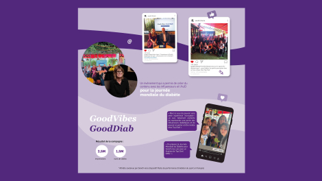 RCA Factory pour Sanofi – « Campagne #GoodVibesGoodDiab »