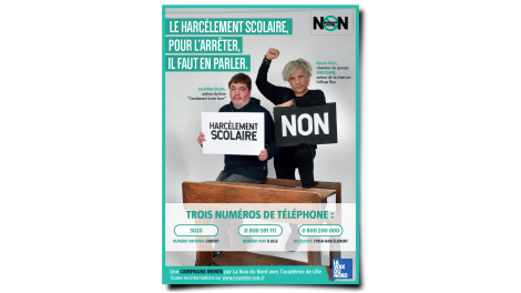 La Voix du Nord – « Campagne contre le harcèlement scolaire »