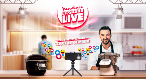 Kingcom et Webedia pour Goupe Seb France – « Le Grand Live – Moulinex »
