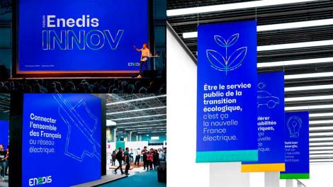 4uatre et Black Foundry pour Enedis – « Enedis – Typographie »