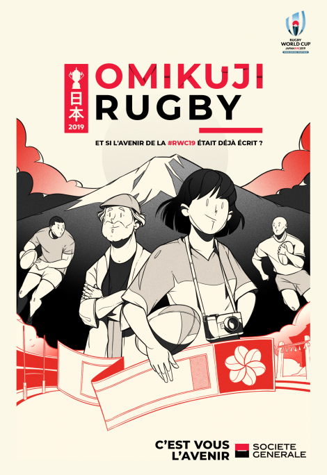AKQA Paris et Carat France pour Société Générale – « Omikuji rugby »