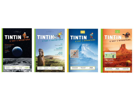 Prisma Media, Moulinsart et GEO – « Tintin c’est l’aventure » 