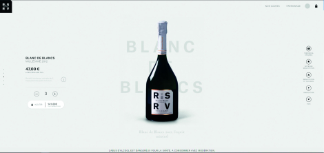 SensioGrey pour G.H. MUMM – Club privé e-commerce « RSRV »