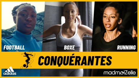 MadmoiZelle pour Adidas – Le podcast « Conquérantes »