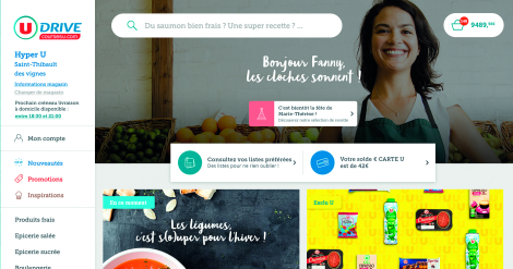 5ème Gauche pour Système U – Site e-commerce « Coursesu.com »