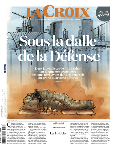 La Croix – « Sous la dalle de la Défense »