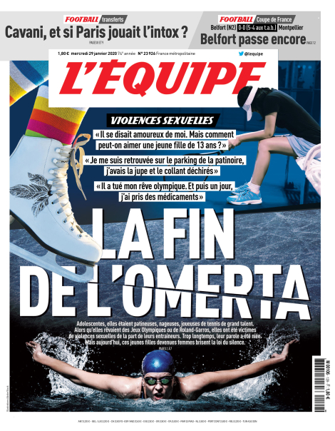 L’Équipe – « Violences sexuelles : la fin de l’omerta »