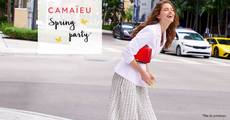 Accenture Interactive pour Camaïeu International – Opération drive to store « Spring party campagne media »