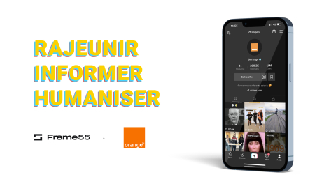 Frame 55 pour Orange – « Orange sur TikTok »