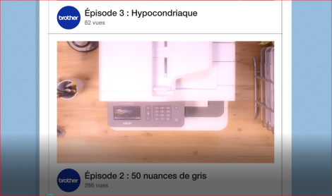 Ganz – Groupe Prisma Media pour Brother France – « Chroniques de l’imprimante »