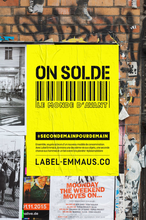 Bearideas et Carré Urbain pour Label Emmaüs – « On solde le monde d’avant »