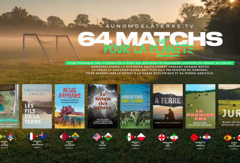 Change pour AuNomDeLaTerre.tv – « 64 matchs pour la planète » 