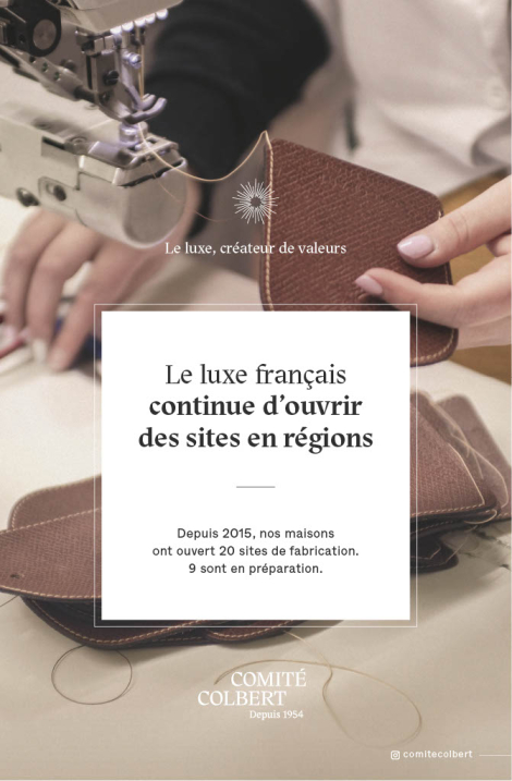 M Publishing – M Publicité pour Le Comité Colbert – « Le Luxe créateur de valeurs »