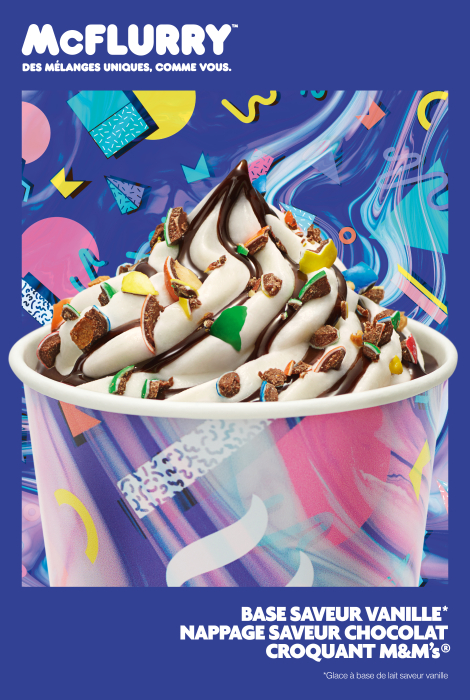 DDB Paris pour McDonald's France – « McFlurry – Des mélanges uniques comme vous »