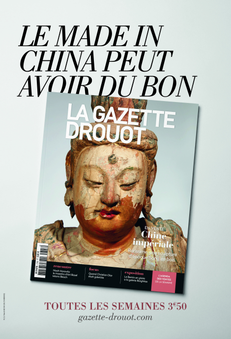 Jésus et Gabriel pour La Gazette Drouot – « Dos de kiosque La Gazette Drouot »