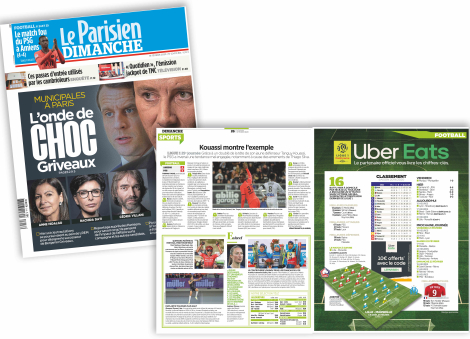 Fuse et Les Échos Le Parisien Médias pour Uber Eats – « Uber Eats & Le Parisien vous livrent vos chiffres clés de chaque journée de Ligue 1 ! »
