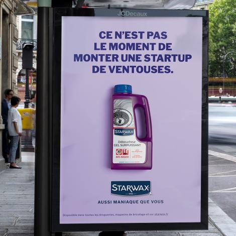 Buzzman pour Starwax – « Aussi maniaque que vous »