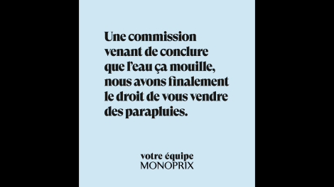 DDB Paris pour Monoprix – « Rayons » 