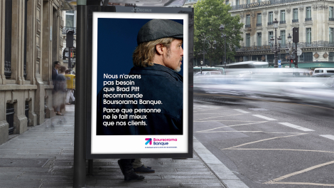 Buzzman pour Boursorama Banque – « Brad Pitt »
