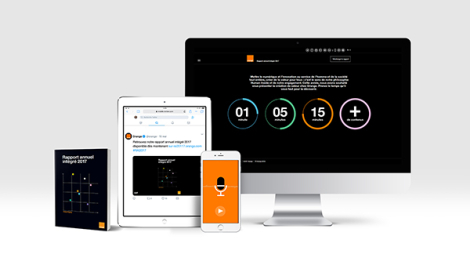 Havas Paris pour Orange - "Rapport annuel intégré 2017" 