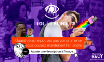 We Are Social pour Valentin Haüy – « #LolForBlind »